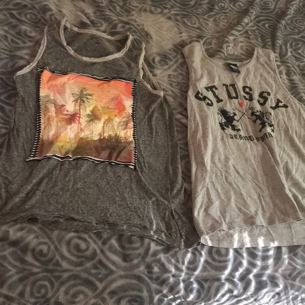 Two tank tops